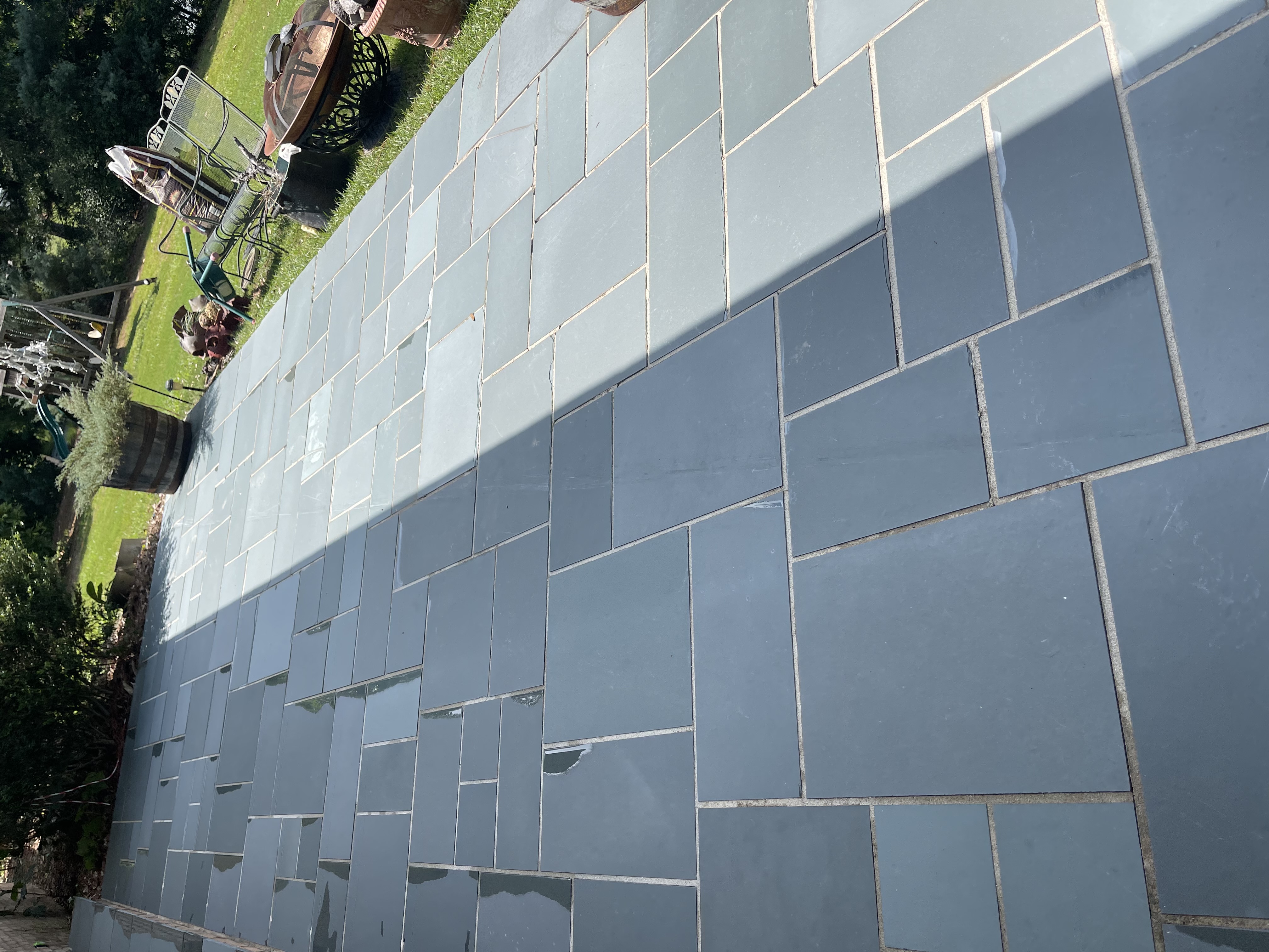 Exterior Tile Patio Cleaning Performed in Greenwood, SC
