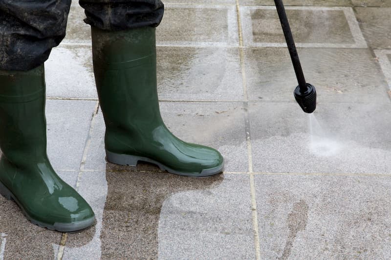 Patio cleaning