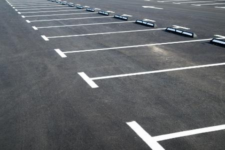 Parking lot sweeping